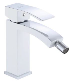 Смеситель для биде Rose R1507F белый/хром